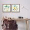 Stupell Industries Watercolor Teal & Yellow Flowers 2 pc Framed Floater Canvas Wall Art Set Design by Patti Mann
